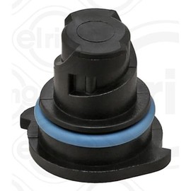 Elring 083.390 Locking Screw, Oil Pan (Pack of 1) | Elring oil drain plug with sealing ring, plastic, 083.390