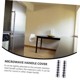 Operitacx 4 Stück Kühlschrank und Mikrowellen Handschutzabdeckungen Rutschfest Waschbar für Griffe Schützt Schmutz und Fingerabdrücken zur Einweihung