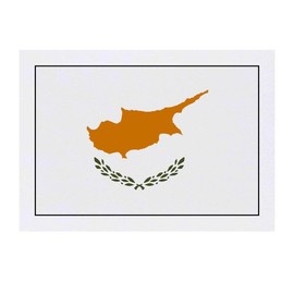 Large 'Cyprus Flag' Temporary Tattoo (TO00030725)