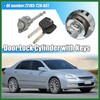 Motoforti 1 Set Front Door Lock Cylinder Set Kit with