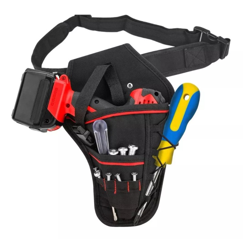 Estuchelandia Funda Cinturón Impermeable Taladro Herramientas Desarmador