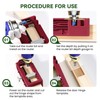 Door Hinge Jig, Door Hinge Mortiser for Router, Length 3”