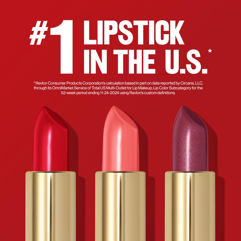 Revlon Super Lustrous Lipstick, Creamy Formula For Soft, Fuller-Looking Lips,