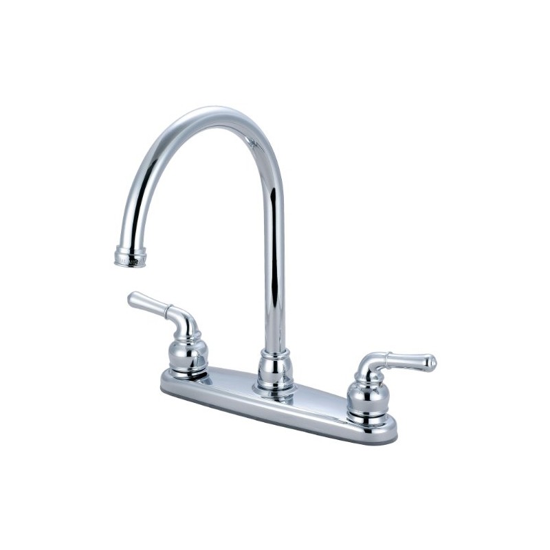 Olympia Accent Two Handle Kitchen Sink Faucet, Polished Chrome K-5340