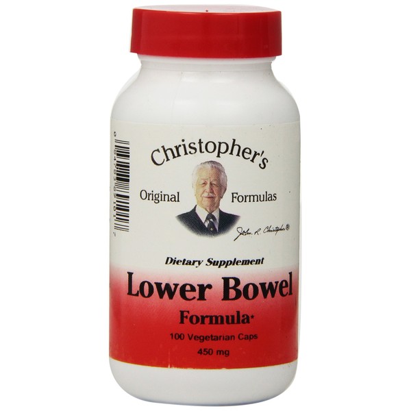 Dr. Christopher's Original Formulas Lower Bowel Formula Capsules, 100 Count