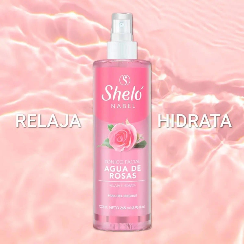 Tónico Facial Agua Rosas Sheló Nabel Piel Sensible 265