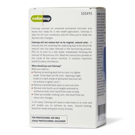 L'OREAL TECHNIQUE L'Oral Technique ColorZap Hair Color Remover - Leaves Hair Ready For Immediate Recoloring, Ideal For All Color Corrections