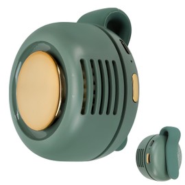 Portable Rechargeable Mini Whirlwind Fan Clip on Shirt or Neck, Waist Wearable, 3 Speeds Silent Bladeless Electric Ventilador, Hands-Free, Type-C Suitable for Travel Office Outdoor Accessories Gift