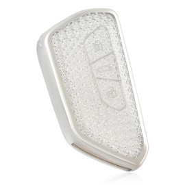 OFF WE GO OFF WE GO Autoschlssel Hlle Schlsselhlle Cover fr VW Golf 8/7/5/R/MK8 Cupra Born Formentor Seat Leon Ateca Tarraco Skoda Octavia Schlsselbox Schlsselcover Schutz Geh?use, Wei?