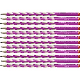 STABILO 326/01-HB Easygraph S HB Right Handed Pencil - Pink (Pack of 12)