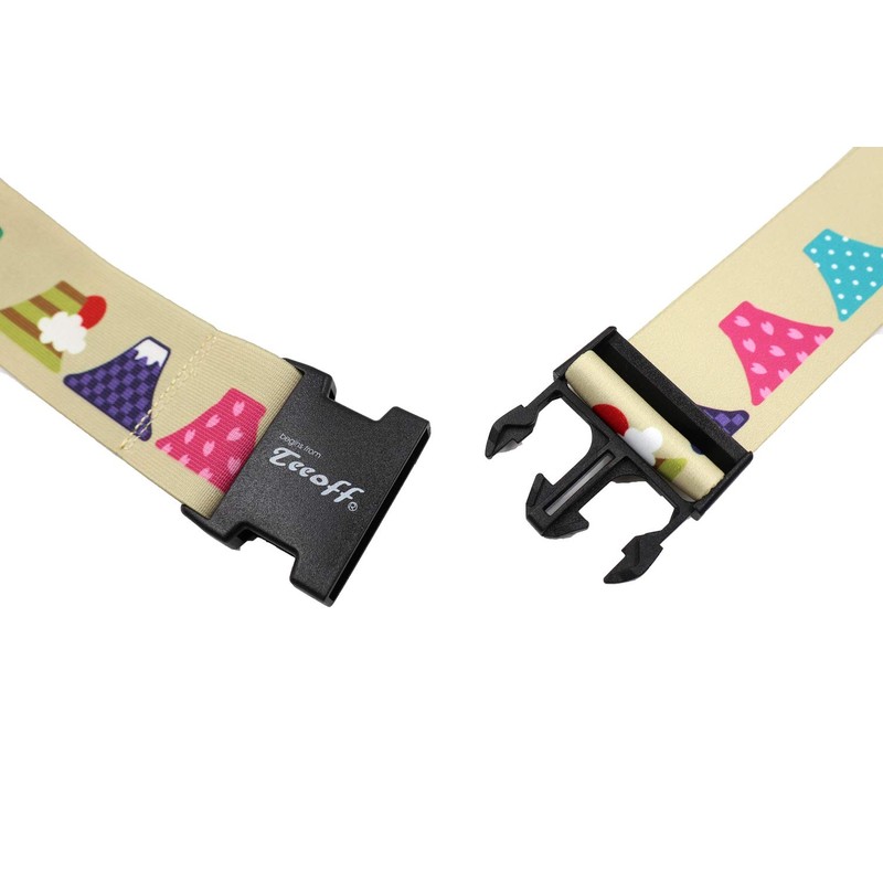 Teeoff Luggage Straps Suitcase Belts 荷物ストラップスーツケースベルトトラベルバッグアクセサリー調節可能な220CM (Volcanic)