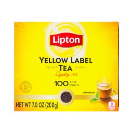 Lipton Yellow Label Finest Blend | Lipton Tea Bags | Black Tea | 200 Grams (Pack of 1)