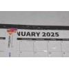 SproutBrite Classic Black and White Design Desk Calendar Large Ruled