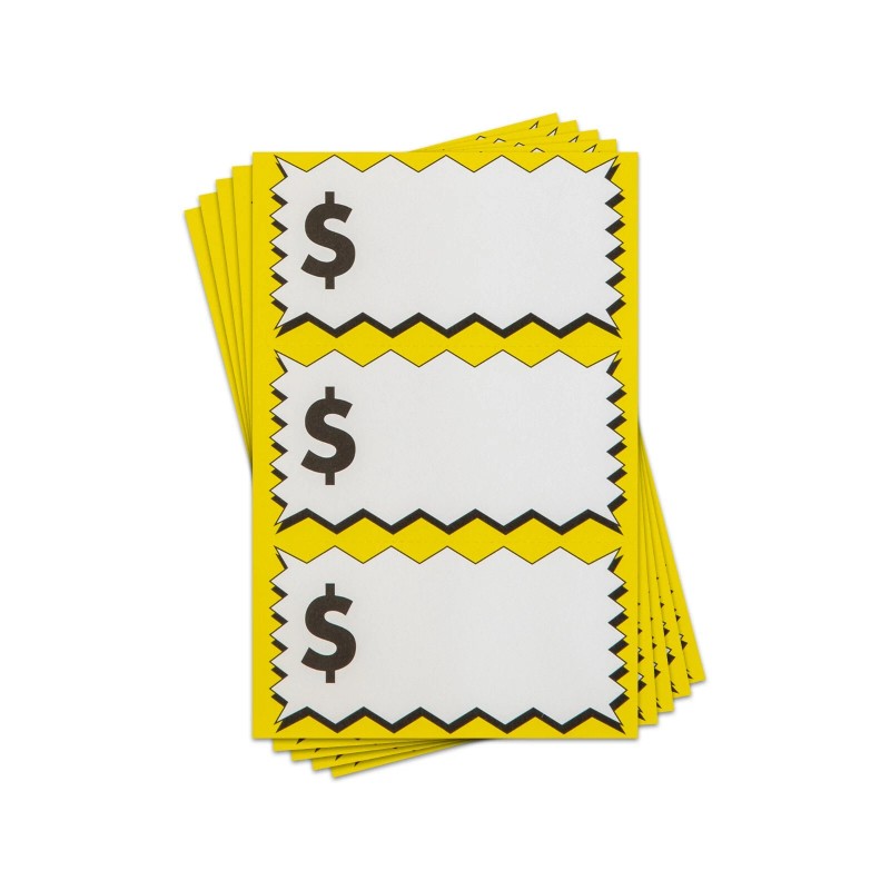 Sunburst Systems Huge Sale Kit: 3 YARD SIGNS, 600 pre-PRICED