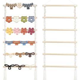 lifcasual Organizador de Pinzas para el Pelo con 10 Clips, Accesorios para el Cabello montados en la Pared, Organizador para el hogar