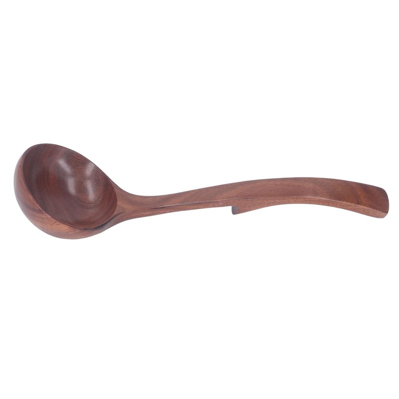 Wooden Soup and Cooking Ladle, Heat Resistant Ladle for Kitchenware