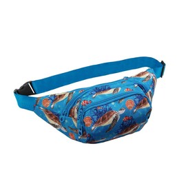 World Traveler Wildlife Fashion Prints Fanny Pack Waist Pack - - Color: Dolphins