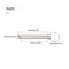 METALLIXITY Quick Release Pins (10mmx70mm), Carbon Steel Pull Pin -
