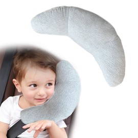 Seat Belt Pad for Children, Car Sleeping Pillow, Travel Neck Pillow, Neck Pillow, Safety Belt, Car Seat Pillow, Belt Pillow, Shoulder Protection, Machine Washable, Super Soft
