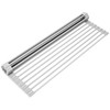 Surpahs Roll-Up Dish Drying Rack, Warm Gray, 20.5" x 13.1",