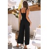 BLENCOT Sleeveless Jumpsuits for Women Dressy Casual V Neck Wide
