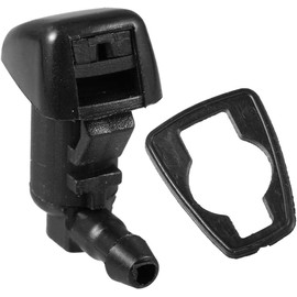 MACHSWON Front Windshield Wiper Nozzles for Ford F250 F350 F450 F550 Super Duty 2008-2010 Black Plastic 7C3Z-17603-A