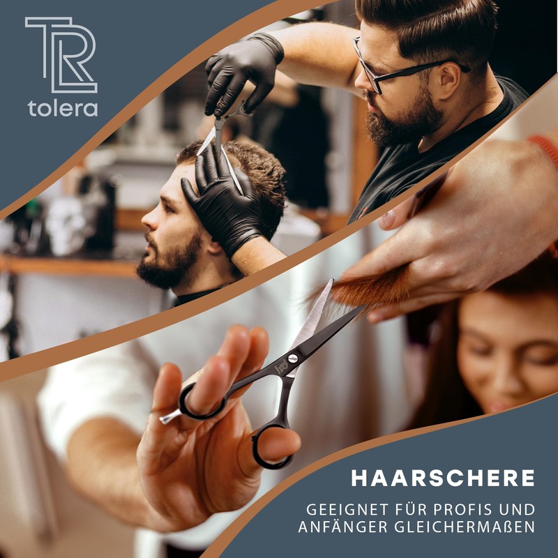 TOLERA Hairdressing Scissors Set Including Comb & Case | Hair