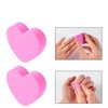 50 Pieces Nail File Creative Heart Shaped Double Sided Nailfile