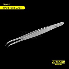 STALEKS Professional eyelash tweezers Expert 40 type 7 (curved)