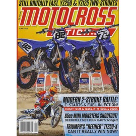 Motocross Action Magazine June 2025 Modern 2 Stroke Battle