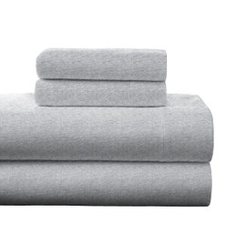 Pointehaven Heavy Weight Flannel Cotton Sheet Set,1 pc, Queen, Heather Gray