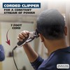 Wahl USA Chrome Pro Corded Clipper Complete Haircutting Kit for