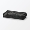 MUJI 84730306 3D Mesh Case, Black, L, Approx. 8.3 x