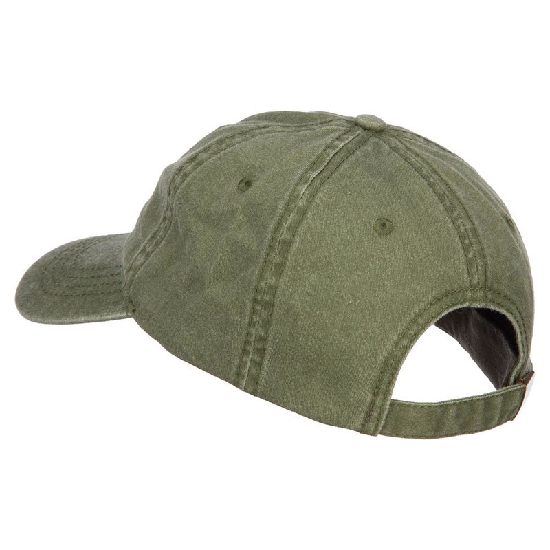 e4Hats.com Vietnam Service Ribbon Embroidered Washed Cap - Olive OSFM