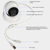 JUSTOP 5MP 3K Audio Full Colour Dome Turret CCTV Security