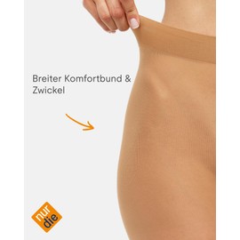 NUR DIE Fit in Form 40 Tights Pack of 2, amber, 38-40