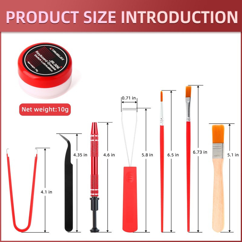 YIMAGUJRX Keyboard Remover Tool Kit 8 Pcs Set, 10g Keyboard