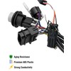2Pcs Headlight Conversion Wiring Adapter Harness Assembly Fit for Ram