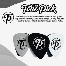 The Butterfly Tone Picks will make your 6-String Guitar sound like a 12-String Guitar