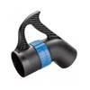 4” Quick Change Dust Collector Handle - Long Ergonomic Handle