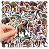 [Set of 100] Realistic Dinosaur Sticker Set, Tyrannosaurus, Triceratops, Ancient