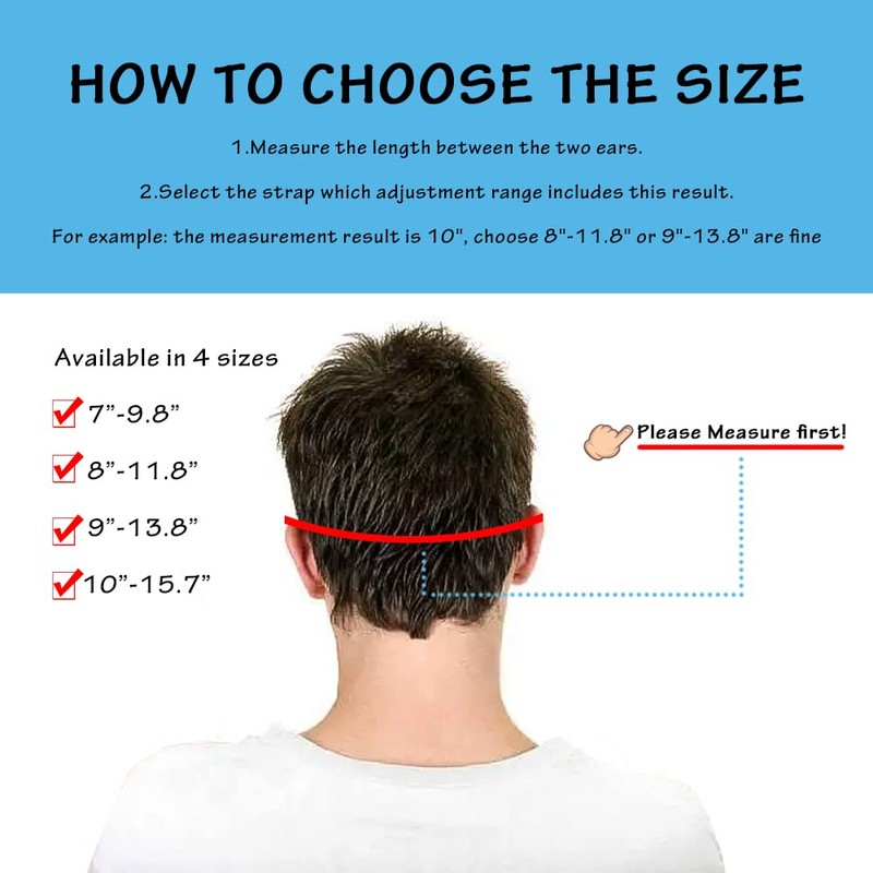 BERYLER 4 Pack Adjustable Glasses Strap(9" to 13.8"), Durable and