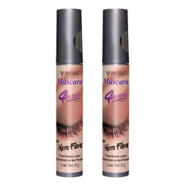 Rimel Mascara Pestañas Micro Fibras Prosa 4 En 1