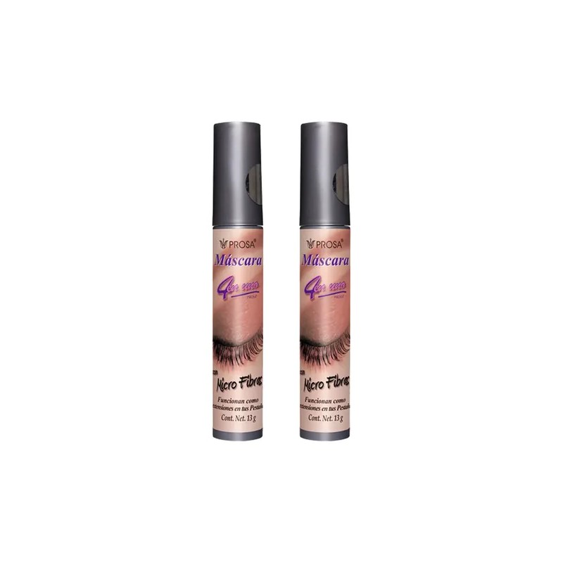 Rimel Mascara Pestañas Micro Fibras Prosa 4 En 1