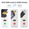 Duttek 8K Mini HDMI to HDMI U Adapter U Type
