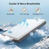 Marsail 8 Inch Twin Size Mattress, Cooling Gel Memory Foam,
