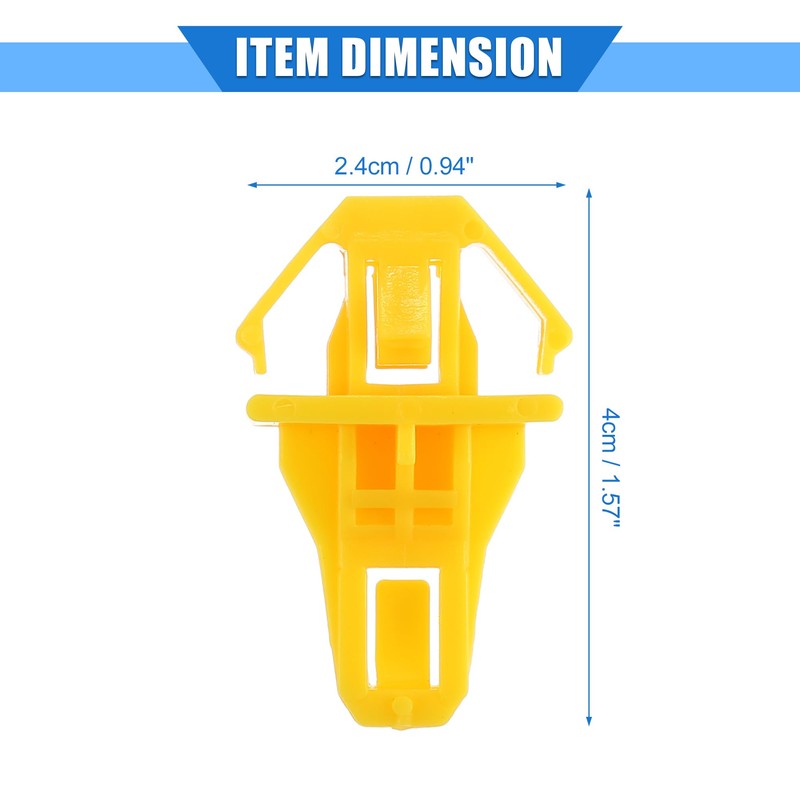 X AUTOHAUX 20 Pcs Fender Flare Bumper Clip Compatible for