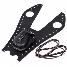 Unbranded Fuel Gas Tank Panel Bib Bra Pad Fit For Harley Fatboy Softail FLSTN FXSTC FLS