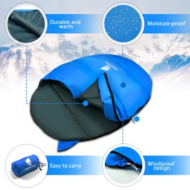 GEERTOP Dog Sleeping Bag Durable Packable Pet Sleeping Bed Comfortable Washable, Portable Pet Bed for Cats and Small Dogs - Dog Bed for Camping Hiking Cottage Beach