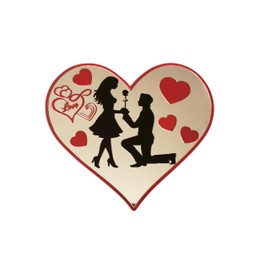 Eillwin Love Heart Big Lovely Commemorative Anniversary & Collectible Unique Coin in Shape of Heart Perfect Love Gift